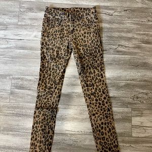 Carmar leopard print jeans